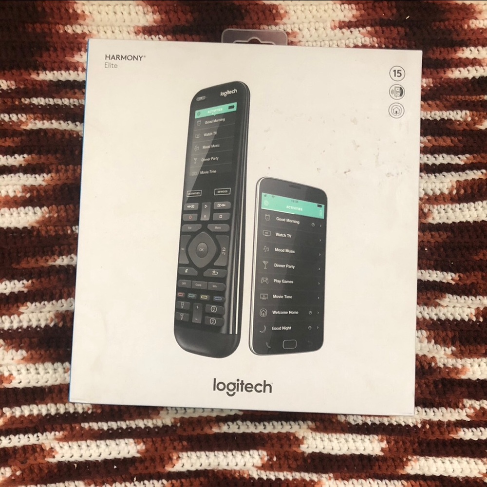 Logitech Harmony Elite Universal Remote Control with Smart Hub